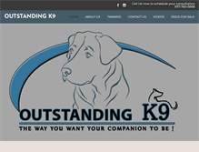 Tablet Screenshot of outstandingk9.com